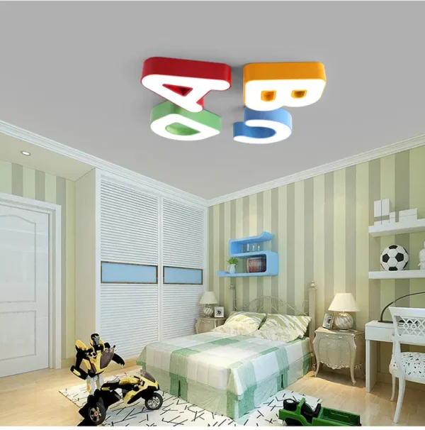 alphabet-false-ceiling-design -for -kids-room